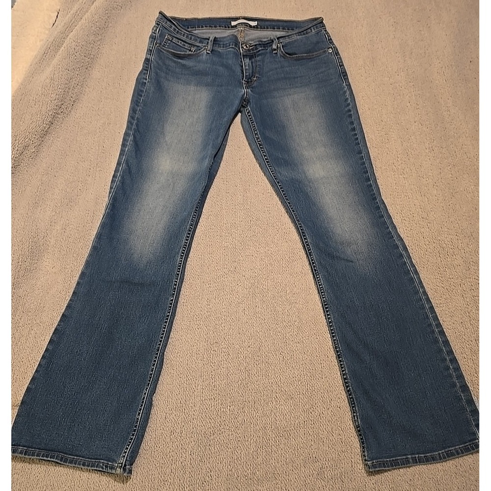 Levi Strauss Womens 11 Bootcut Jeans Blue Denim 30x32 Y2K Low-rise 2000 - Picture 2 of 9